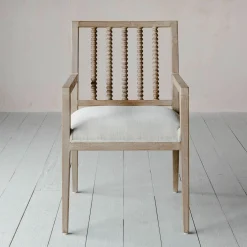 Graham & Green Armchairs<Abacus Linen Armchair