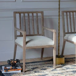 Graham & Green Armchairs<Abacus Linen Armchair