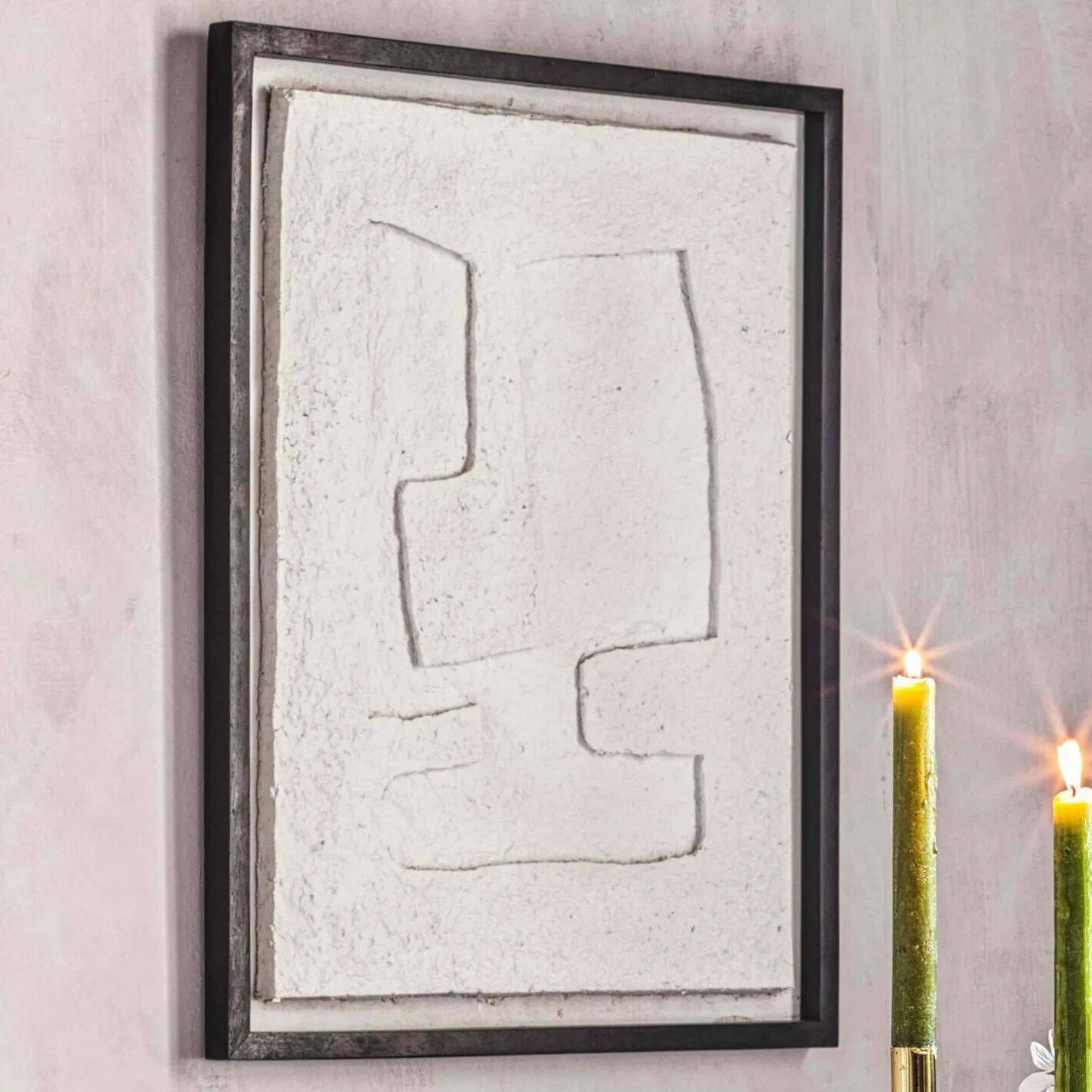 Graham & Green Prints & Wall Art<Abstract Trapezoid Papier Mache Art