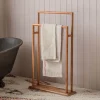 Graham & Green Bathroom Accessories<Acacia Wooden Towel Stand