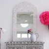 Graham & Green Overmantle Mirrors|Rectangular Mirrors<Adriana White Mother of Pearl Mirror