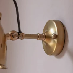 Graham & Green Wall Lights & Sconces<Alec Antique Brass Adjustable Wall Light