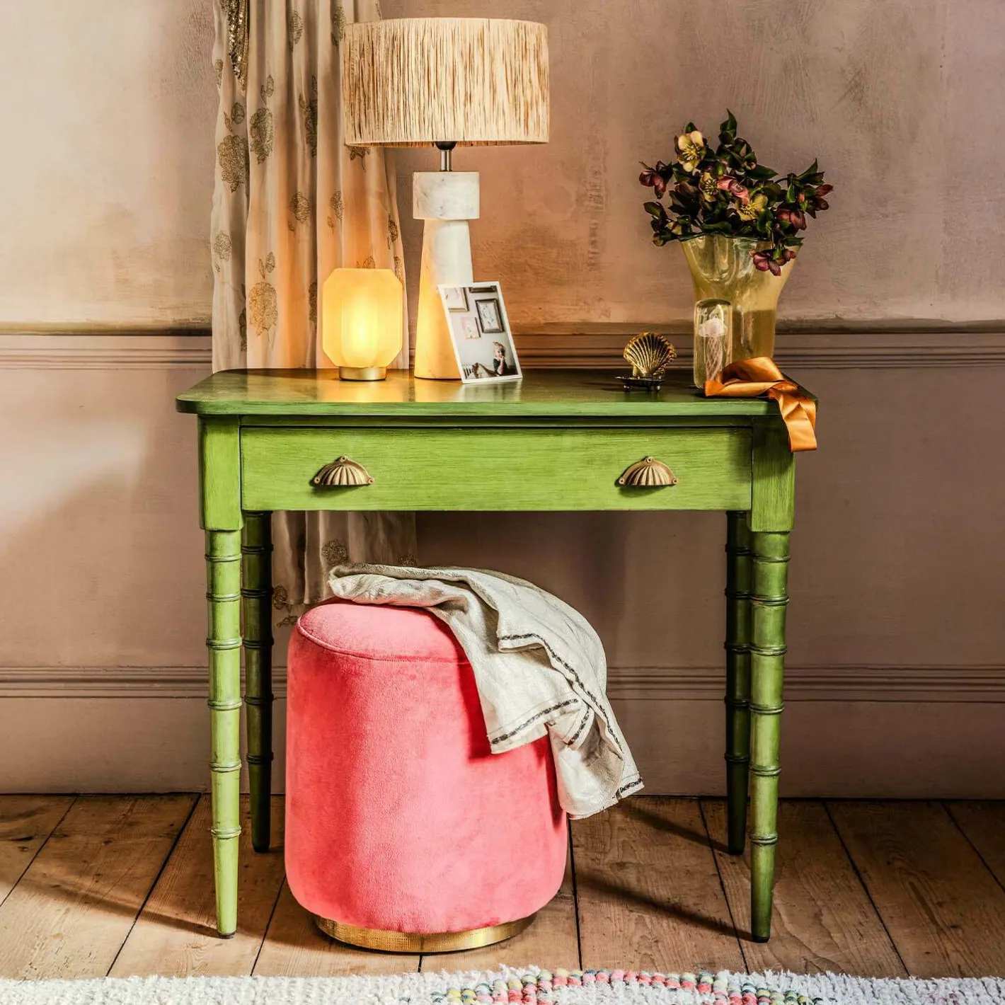 Graham & Green Dressing Tables & Stools|Dressing Tables & Stools<Alice Green Dressing Table