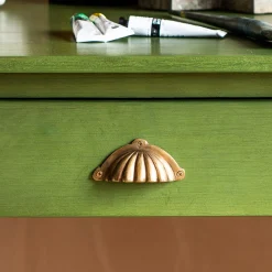 Graham & Green Desks<Alice Green Three Drawer Desk