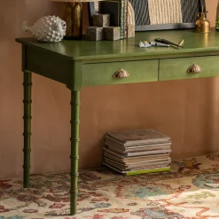 Graham & Green Desks<Alice Green Three Drawer Desk