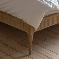 Graham & Green Beds & Headboards<Alize King Size Natural Linen Bed