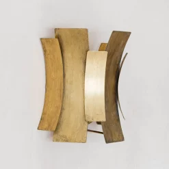 Graham & Green Wall Lights & Sconces<Alonso Gold Curve Wall Light