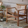 Graham & Green Armchairs<Alonzo Leather Armchair