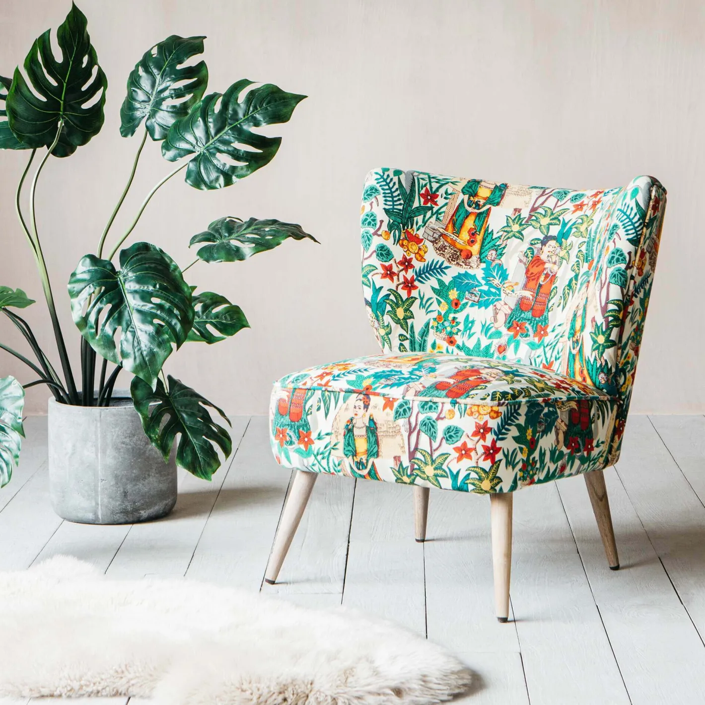 Graham & Green Cocktail Chairs<Alpana Mexicana Print Chair