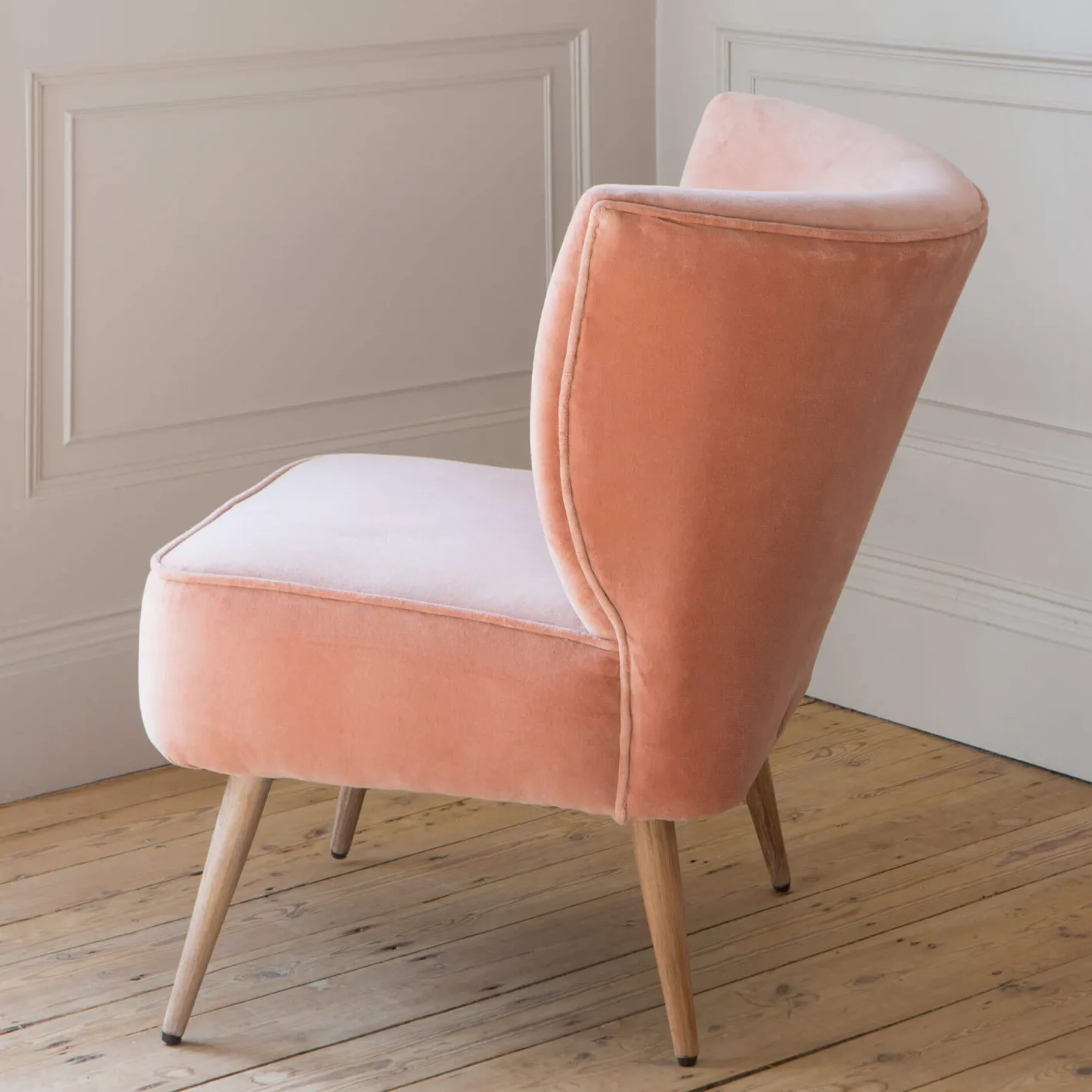 Graham & Green Cocktail Chairs<Alpana Rose Velvet Cocktail Chair