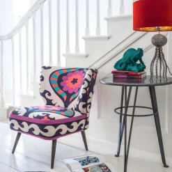 Graham & Green Cocktail Chairs<Alpana Suzani Patterned Cocktail Chair