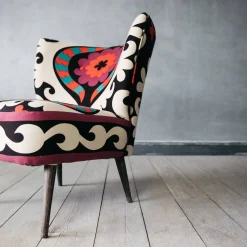 Graham & Green Cocktail Chairs<Alpana Suzani Patterned Cocktail Chair