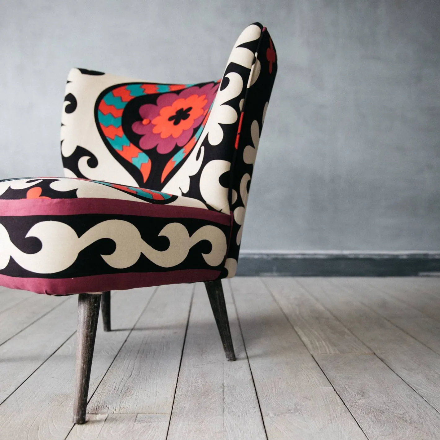 Graham & Green Cocktail Chairs<Alpana Suzani Patterned Cocktail Chair