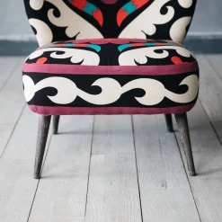 Graham & Green Cocktail Chairs<Alpana Suzani Patterned Cocktail Chair