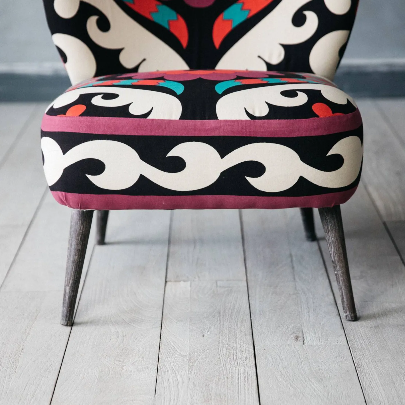 Graham & Green Cocktail Chairs<Alpana Suzani Patterned Cocktail Chair