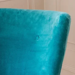 Graham & Green Cocktail Chairs<Alpana Teal Velvet Cocktail Chair