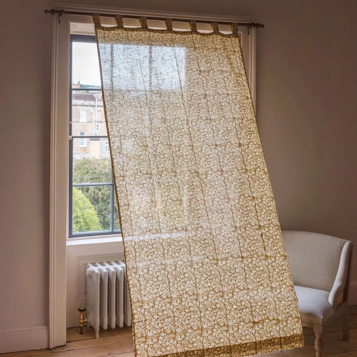 Graham & Green Curtains & Curtain Ties<Alyssa Single Curtain