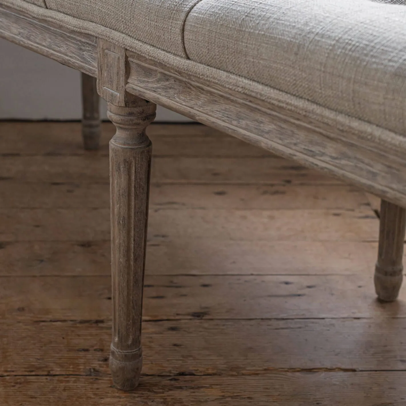 Graham & Green Benches & Ottomans|Ottomans & Benches<Amalie Linen Bench