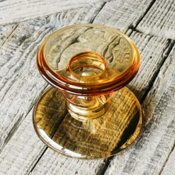 Graham & Green Candle Holders & Candles<Amber Glass Candle Holders