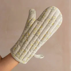 Graham & Green Kitchen Textiles<Amelia Block Printed Oven Mitt