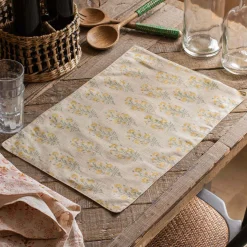 Graham & Green Kitchen Textiles|Placemats, Coasters & Trays<Amelia Block Printed Placemat