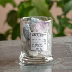 Graham & Green Home Fragrance|Home Fragrance<Amethyst and Calcite Gemstone Diffuser Votive