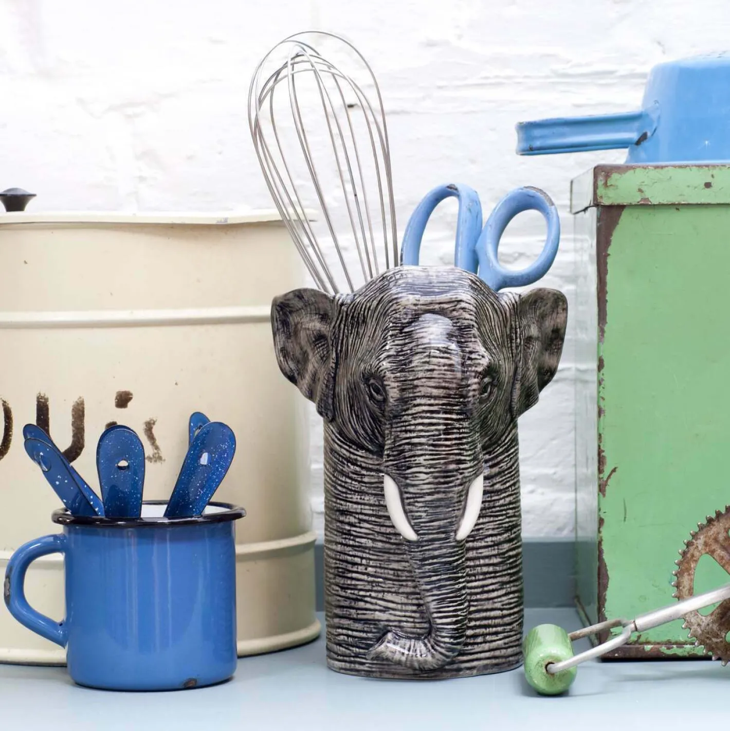Graham & Green Kitchen Accessories<Animal Utensil Holders