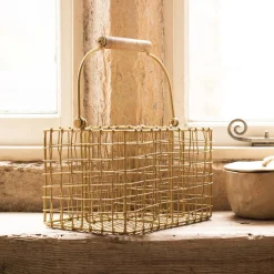 Graham & Green Outdoor Dining|Kitchen Accessories<Antique Brass Cutlery Holder