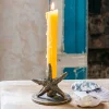 Graham & Green Candle Holders & Candles<Antique Brass Starfish Candle Holder