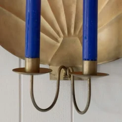 Graham & Green Candle Holders & Candles|Wall Lights & Sconces<Antiqued Brass Shell Wall Sconce