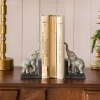 Graham & Green Bookends & Paperweights<Antiqued Cast Iron Elephant Bookends