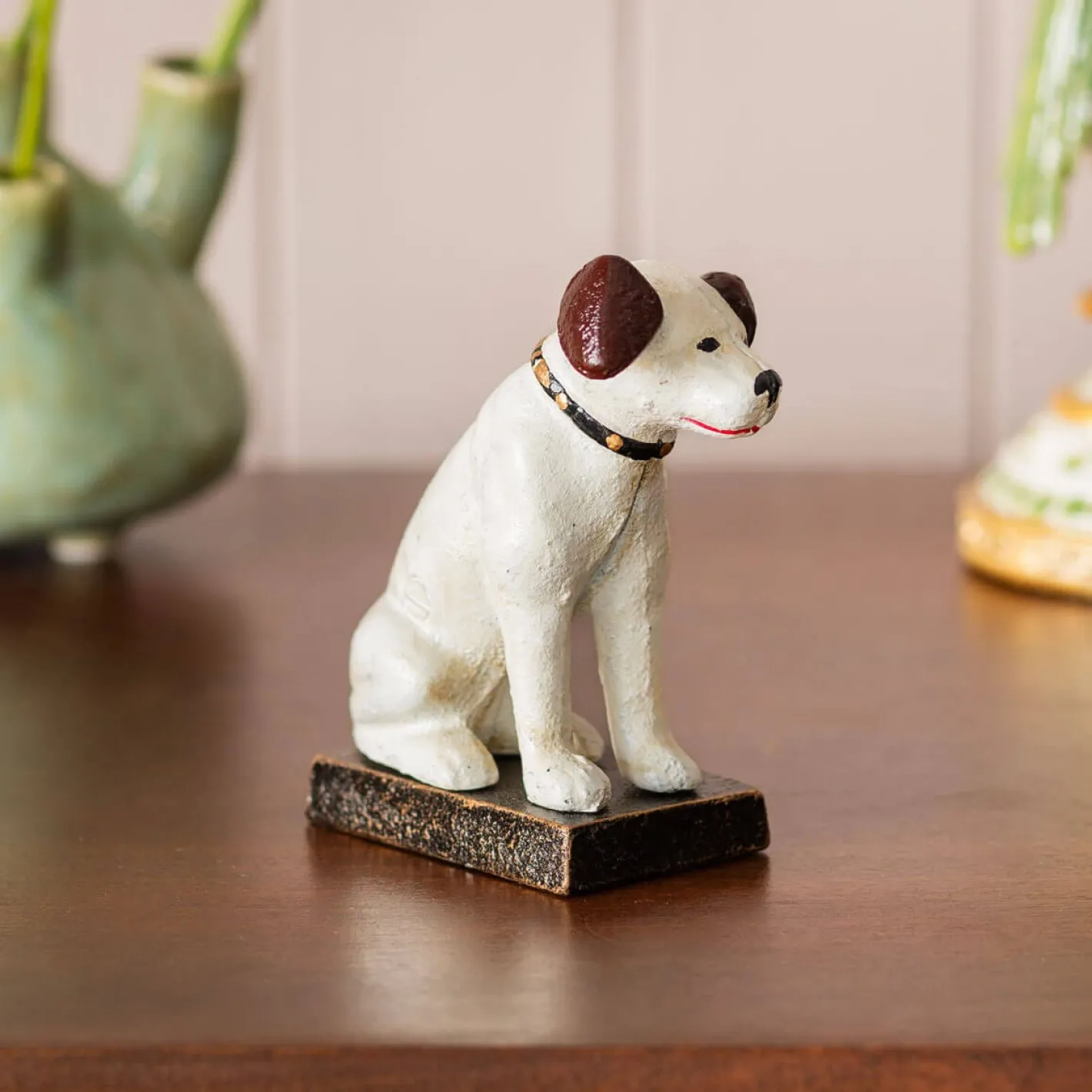 Graham & Green Decorative Accessories<Antiqued Cast Iron Terrier Ornament