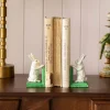 Graham & Green Bookends & Paperweights<Antiqued Cast Iron White Rabbit Bookends