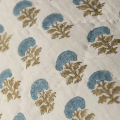 Graham & Green Quilts & Bedding<Antiqued Floral Block Printed Quilts