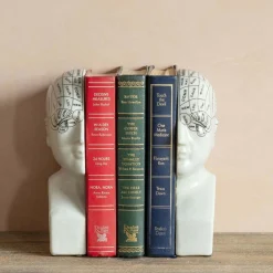 Graham & Green Bookends & Paperweights|Decorative Accessories<Antiqued Phrenology Head Bookends