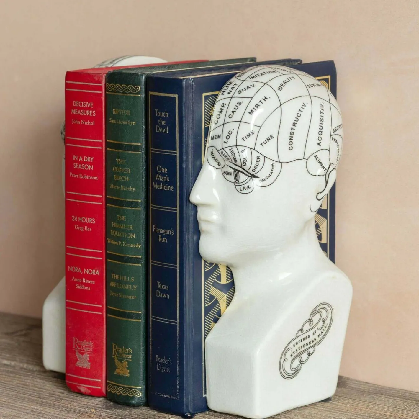 Graham & Green Bookends & Paperweights|Decorative Accessories<Antiqued Phrenology Head Bookends