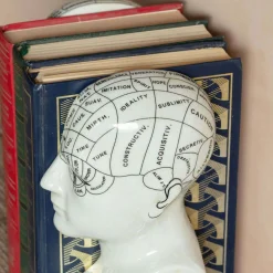 Graham & Green Bookends & Paperweights|Decorative Accessories<Antiqued Phrenology Head Bookends