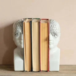 Graham & Green Bookends & Paperweights|Decorative Accessories<Antiqued Phrenology Head Bookends