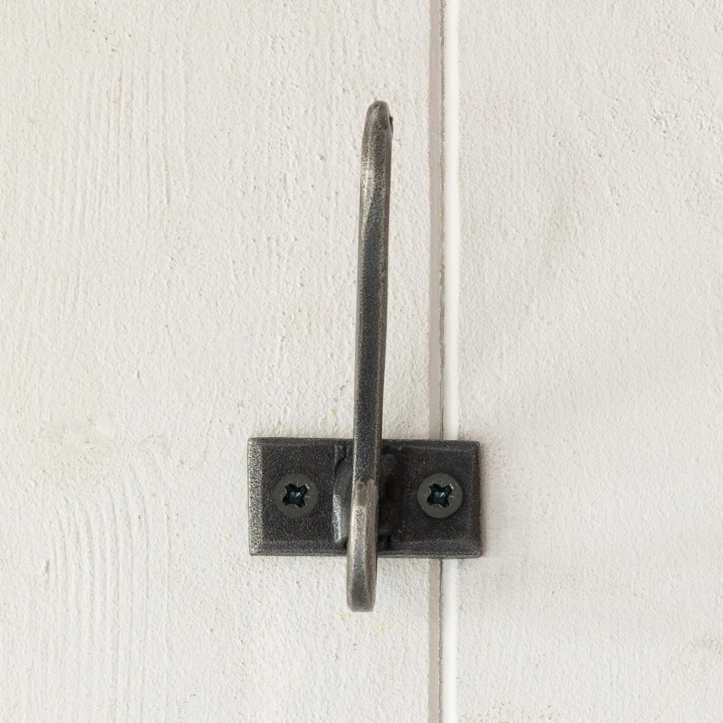 Graham & Green Coat Racks & Hooks<Antiqued Silver Iron Double Wall Hook