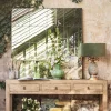 Graham & Green Overmantle Mirrors|Wall Mirrors<Antiqued Squares Wall Mirror