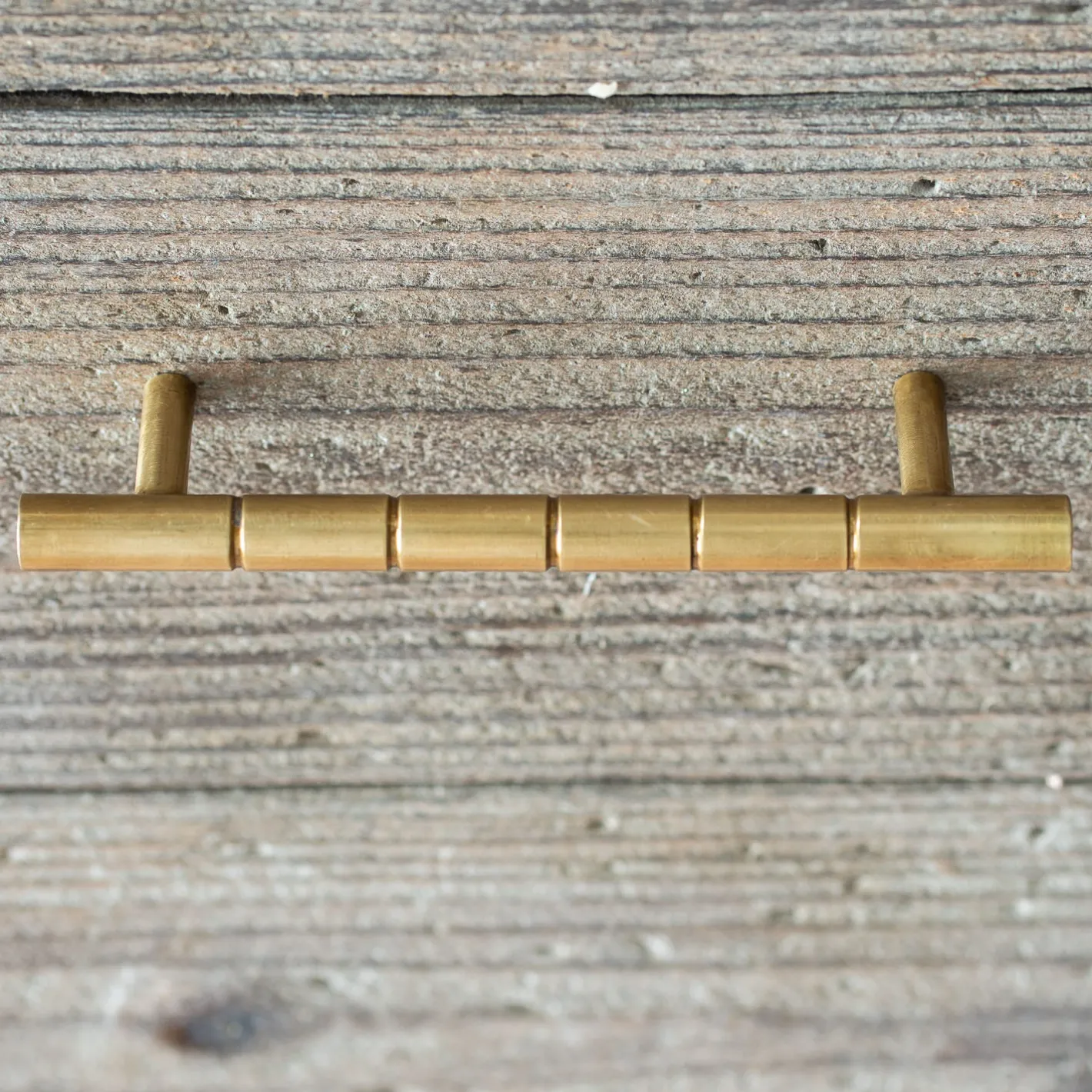 Graham & Green Knobs & Handles<Antique Gold Notch Long Handle