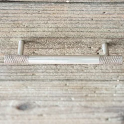 Graham & Green Knobs & Handles<Antique Silver Etched Long Handle
