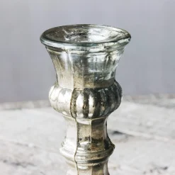 Graham & Green Candle Holders & Candles<Antique Silver Glass Candle Holder