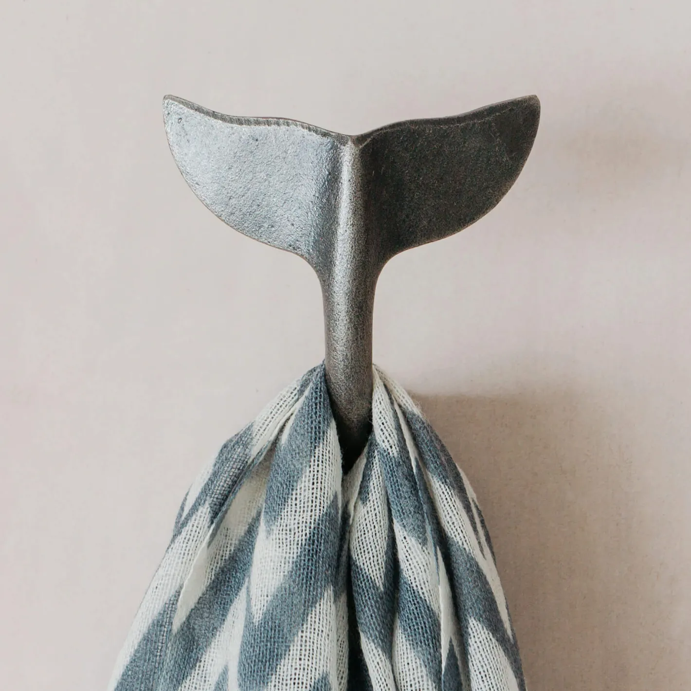 Graham & Green Bathroom Accessories|Coat Racks & Hooks<Antique Silver Whale Tail Hook