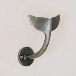 Graham & Green Bathroom Accessories|Coat Racks & Hooks<Antique Silver Whale Tail Hook