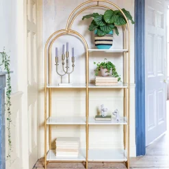 Graham & Green Shelves & Bookcases<Anwen Arch Marble Shelving Unit