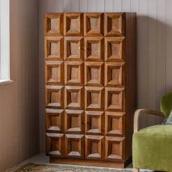 Graham & Green Cabinets & Cupboards<Apsley Tile Four Door Tall Cabinet