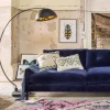 Graham & Green Floor Lamps<Arc Black Metal Floor Lamp