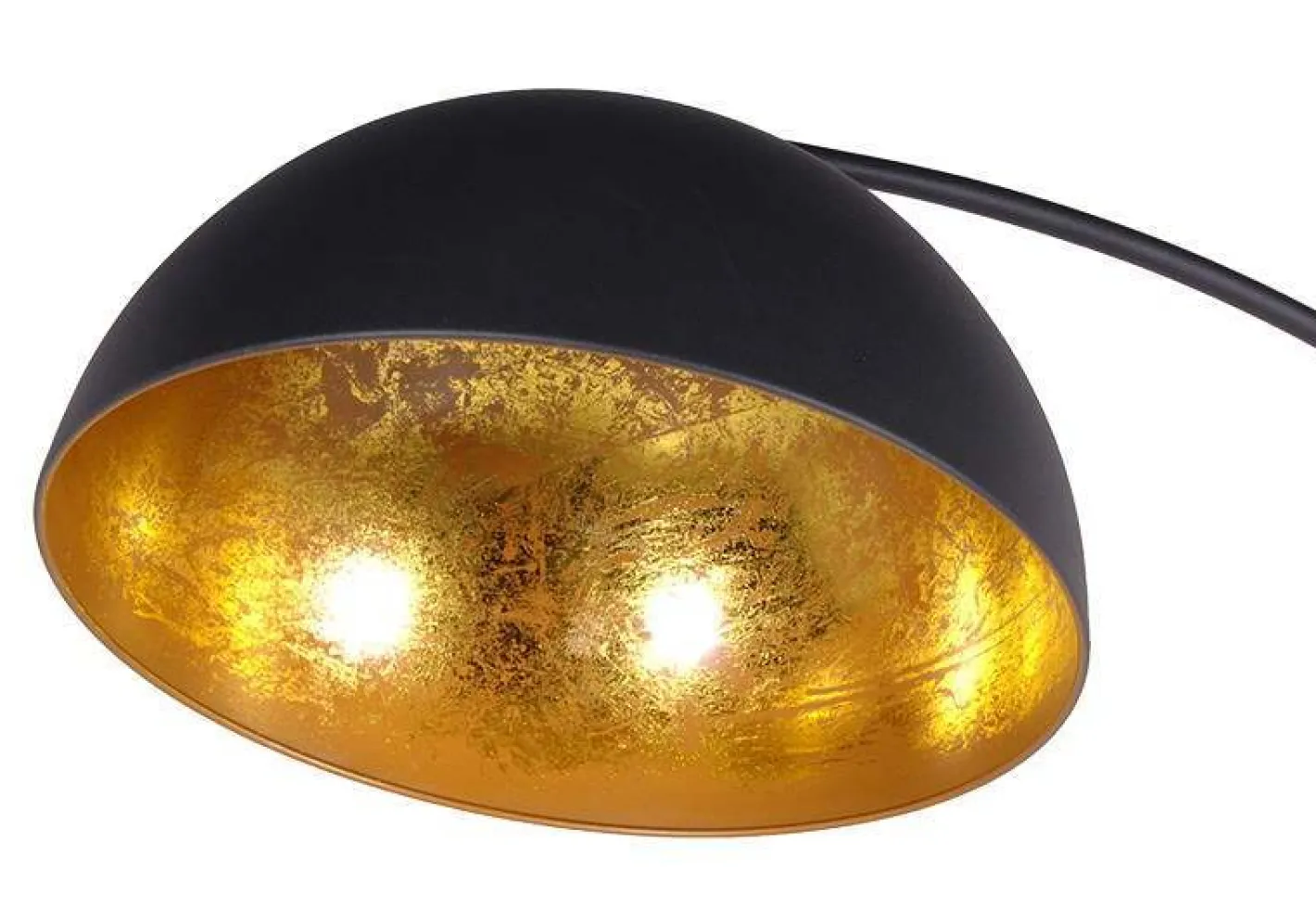 Graham & Green Floor Lamps<Arc Black Metal Floor Lamp