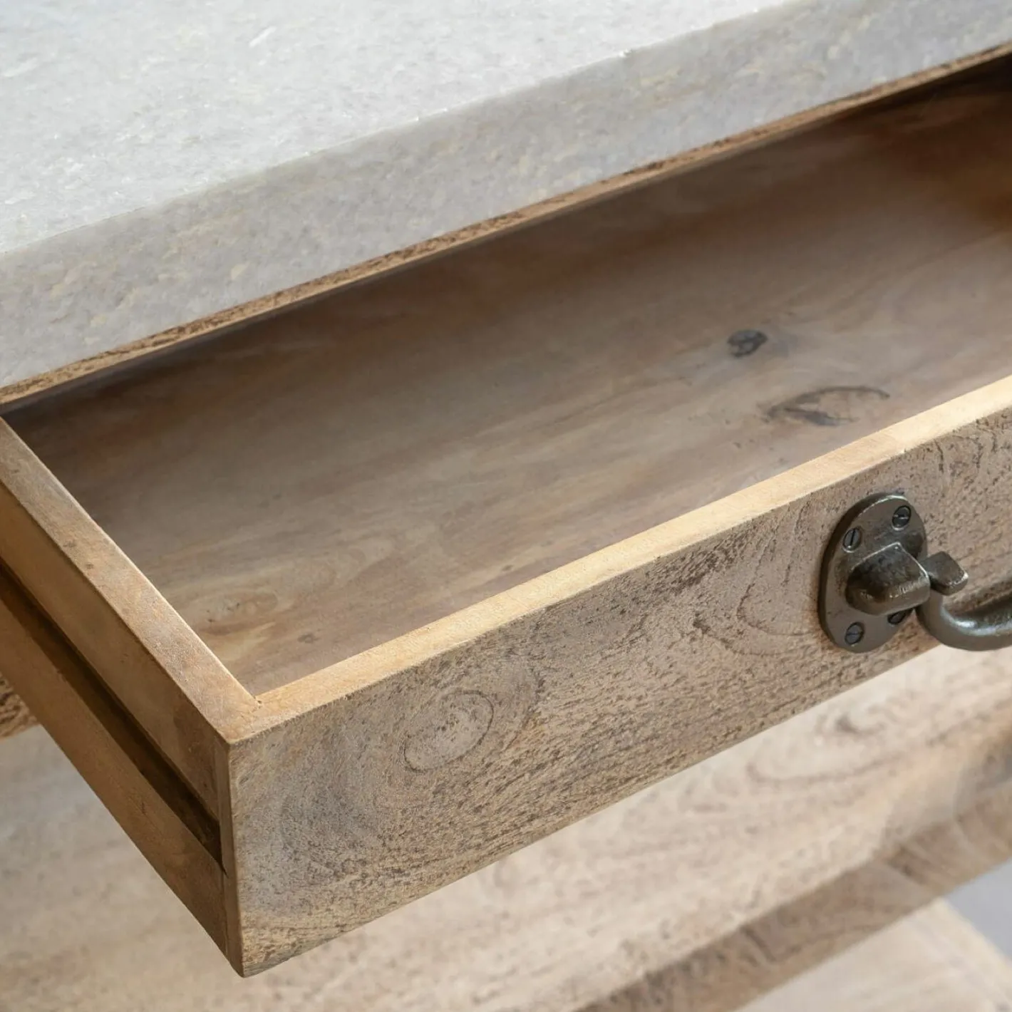 Graham & Green Kitchen Islands|Kitchen Islands And Larders<Aria Marble Topped Kitchen Breakfast Bar